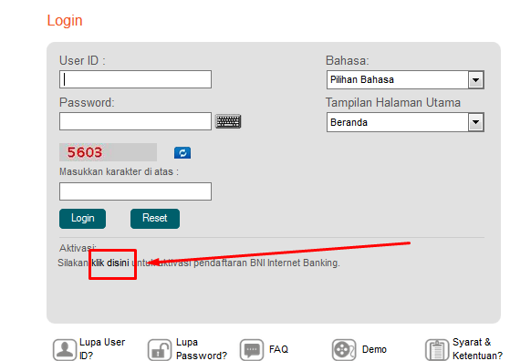 Aktivasi Bni Internet Banking