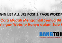 Plugin List All Url Wordpress