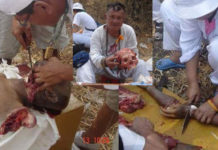 Ritual Lang Pa Cha Agama Budha Makan Mayat Manusia