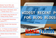 Cara membuat widget Postingan Terbaru Di Blog